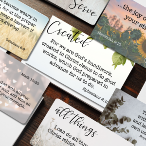 20 Inspirational Scripture Cards